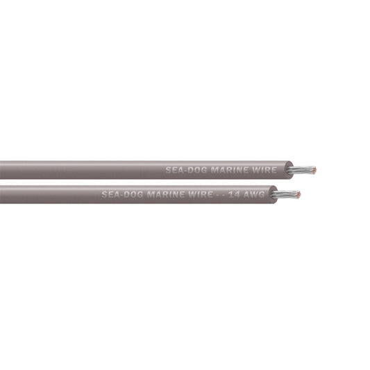Sea-Dog 14 AWG Grey Primary Wire - 100' [8014112]