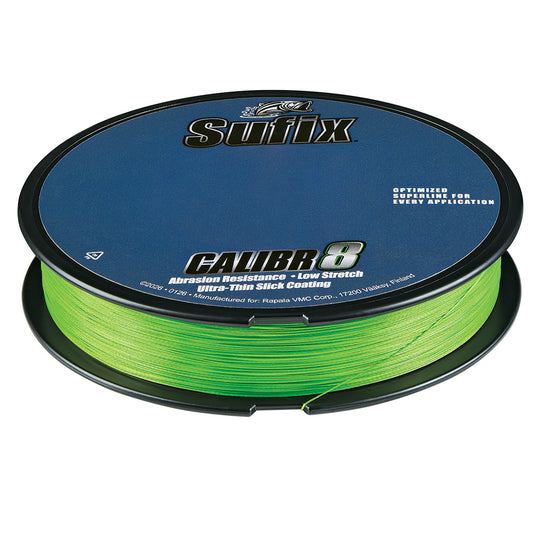 Sufix Calibr8 Braid 300yds 20lb - Neon Lime [694-120L]