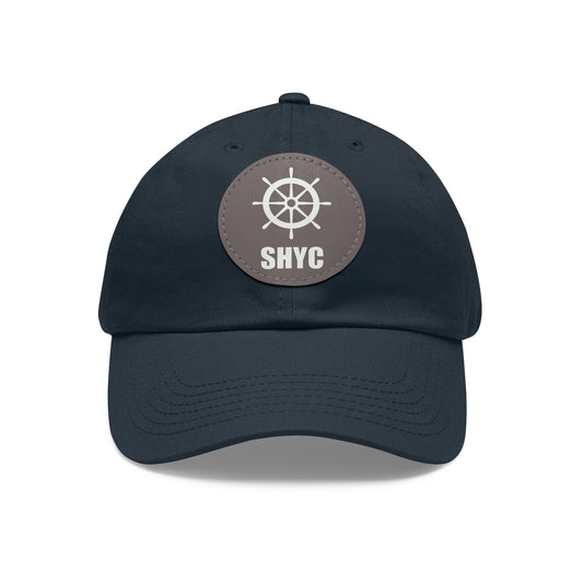SHYC Dad Hat with Leather Patch (Round)