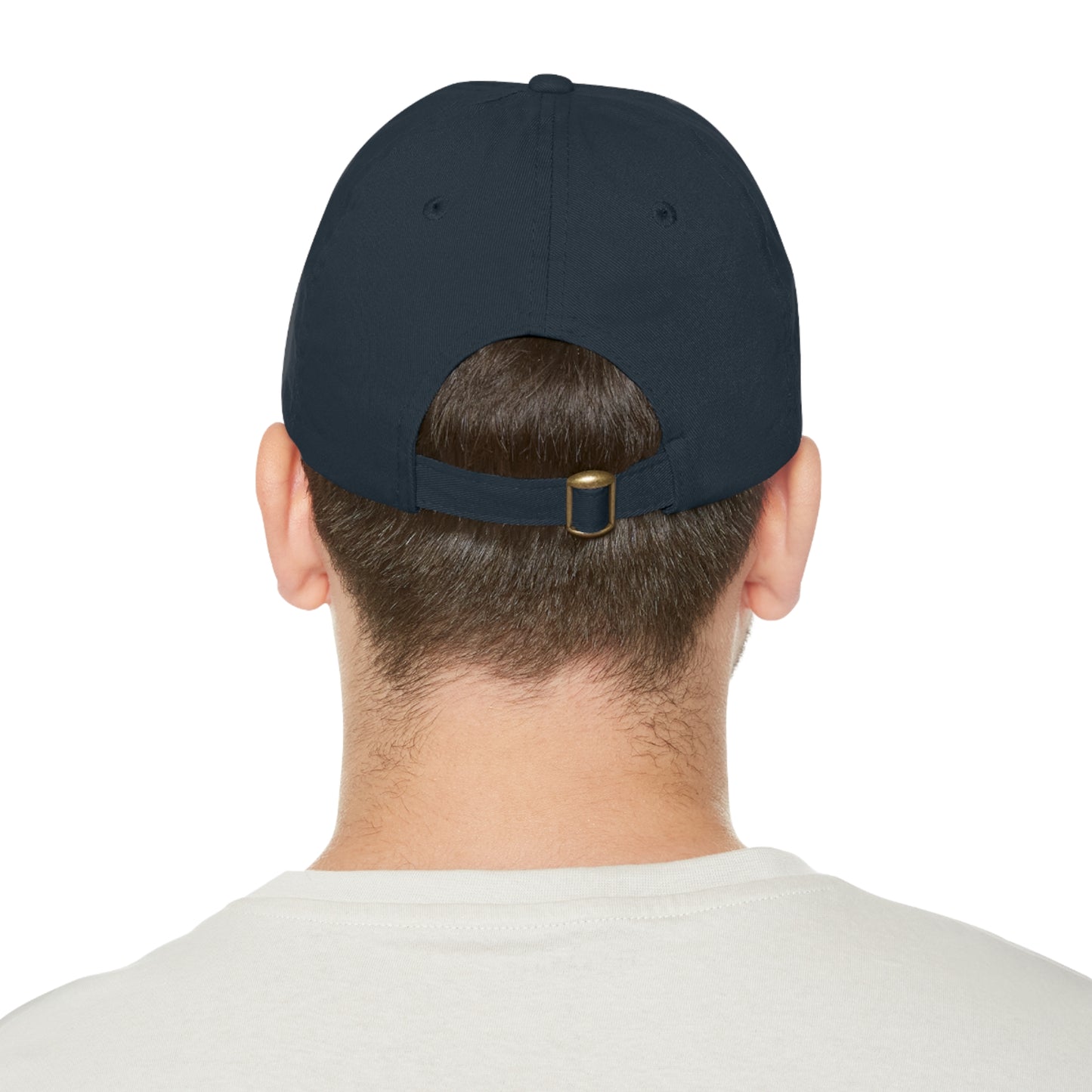 SHYC Dad Hat with Leather Patch (Round)
