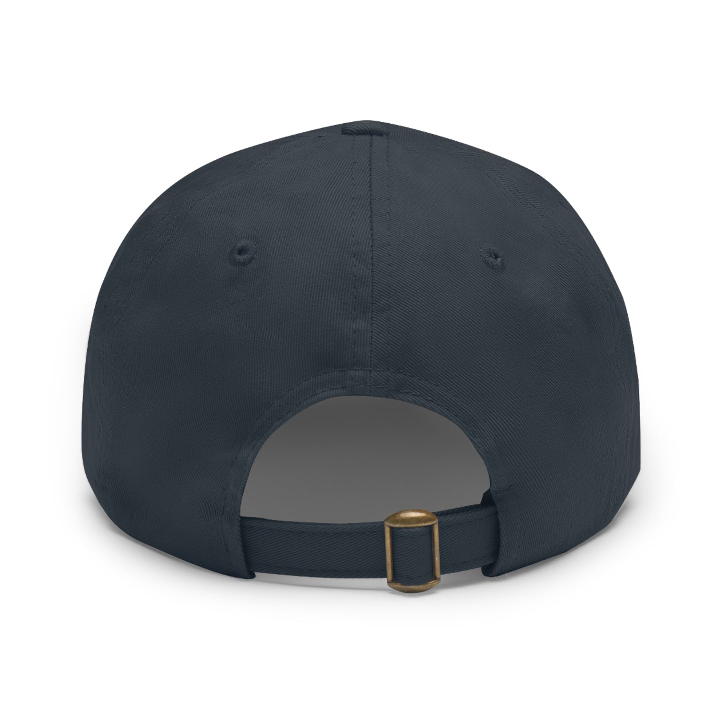 SHYC Dad Hat with Leather Patch (Round)