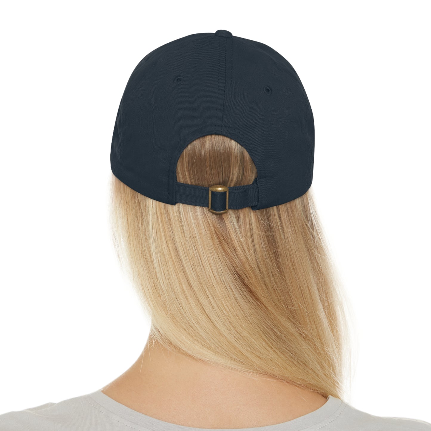 SHYC Dad Hat with Leather Patch (Round)