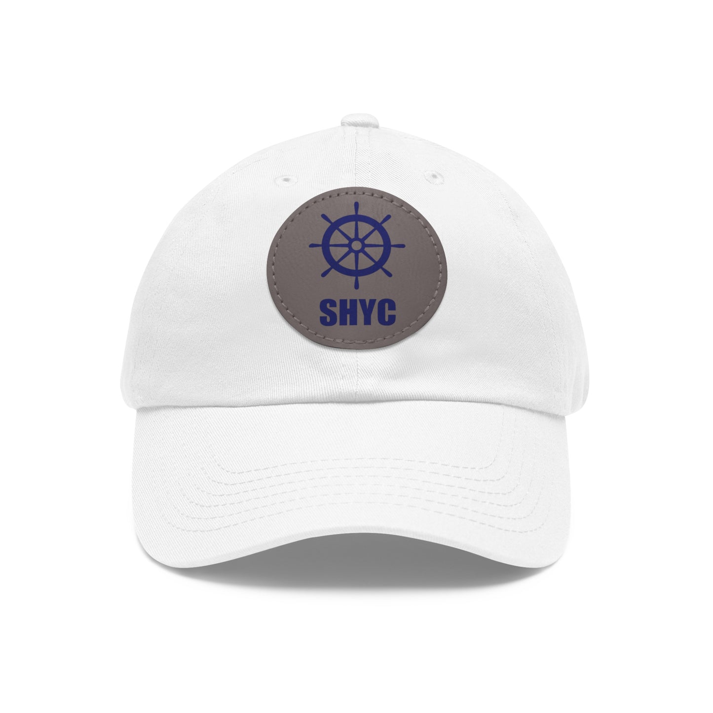 SHYC Dad Hat with Leather Patch (Round)
