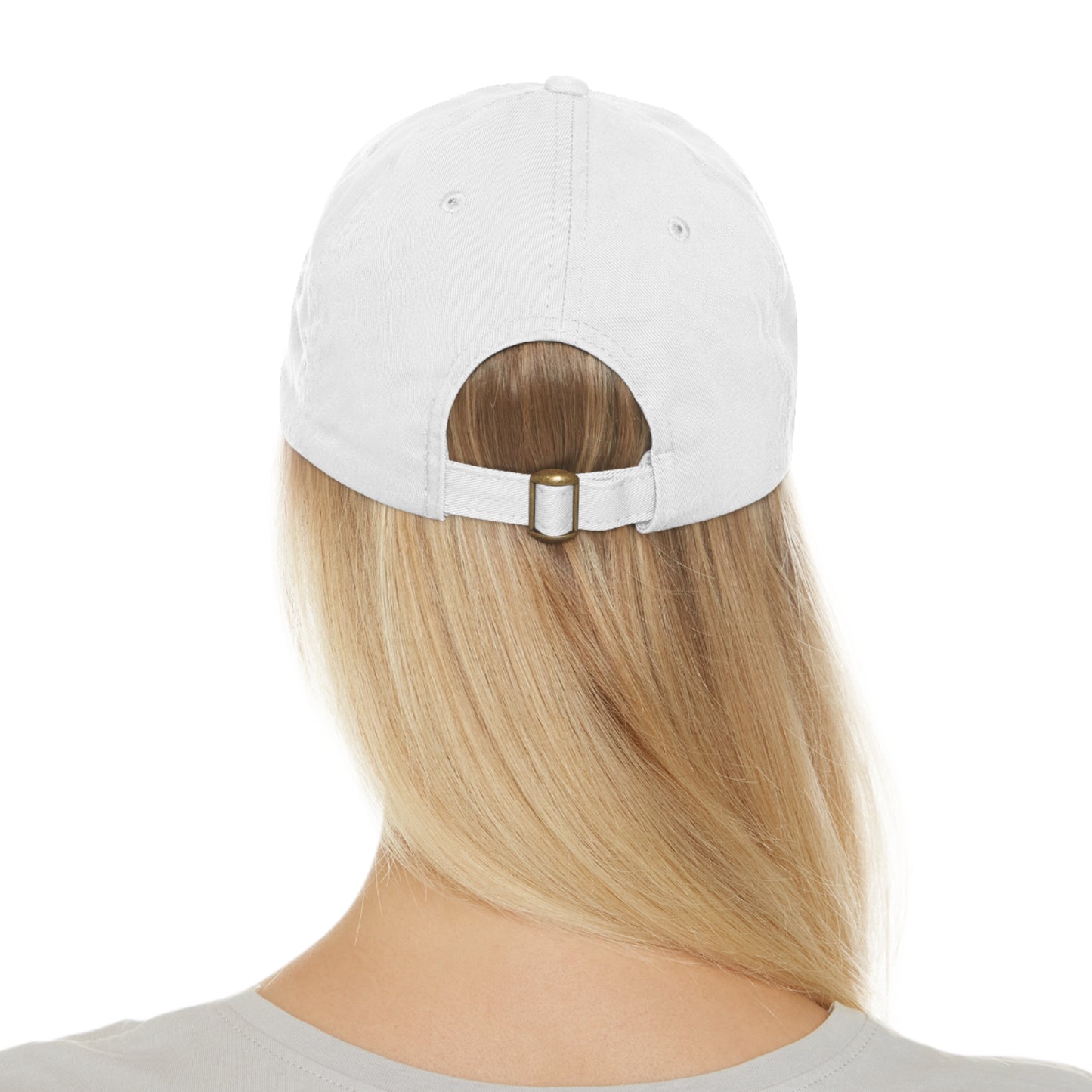 SHYC Dad Hat with Leather Patch (Round)